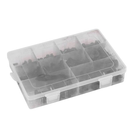 240 Piece Hex Head Nut And Bolt Kit With Storage Box Durable Home