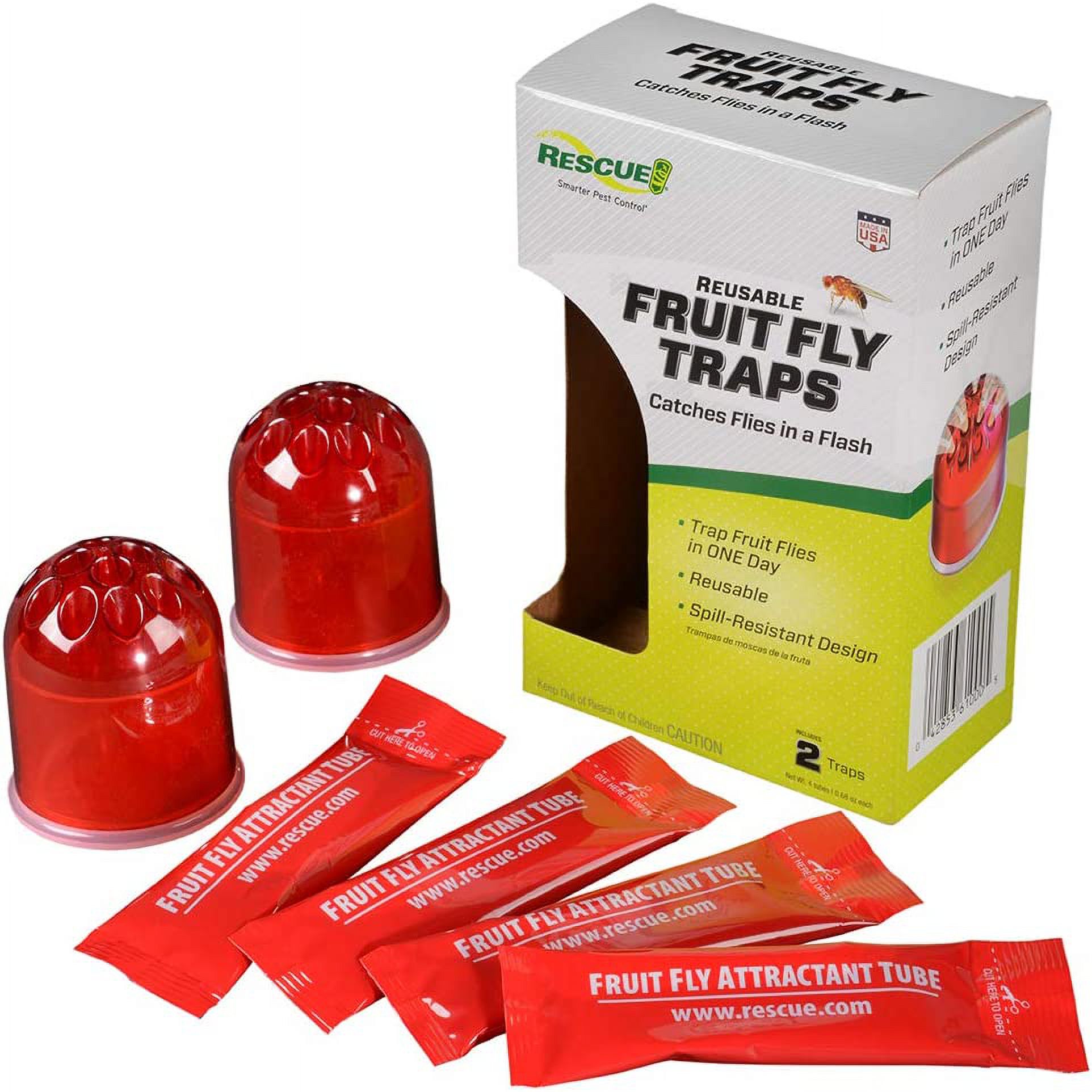 Rescue! FFTR2-SF6 Reusable Fruit Fly Trap, 2-Pack, Each - image 2 of 7