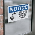thumbnail image 4 of (2 Pack) This Sink For Hand Washing Only With Symbol OSHA Notice Sign, 4 of 7