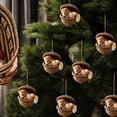 thumbnail image 3 of Árbol de Navidad Decoración 10cm Bosque Animales Colgante Regalo de Vacaciones Regalos Del Amante de la Naturaleza, 3 of 6