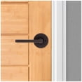 thumbnail image 2 of Cerradura de puerta Kwikset 730HFLRDT-514 Halifax con palanca de privacidad, color negro, 2 of 9