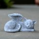 thumbnail image 3 of Adorno de resina de ángel gato y perro para memorial de lápida sepulcral-regalo y decoración de recuerdo de mascotas para interiores/exteriores, 3 of 5