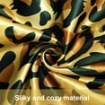 thumbnail image 2 of Flxxie Satin Standard Pillowcases Set of 2, 20x 26 inch, Yellow Leopard, 2 of 5