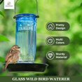thumbnail image 2 of Comedero de agua para pájaros Kingsyard de vidrio de 500 ml con colgante de metal, 2 of 8