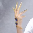 thumbnail image 4 of de danza del vientre declaración india para fiesta de disfraces de Halloween Azul Zulema Pulsera Danza del Vientre, 4 of 7