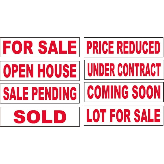 Real Estate Sign Riders
