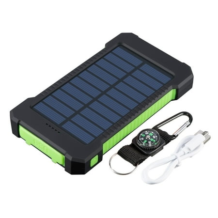 Waterproof 600000mAh Power Bank with Dual USB Portable Solar Battery (Best Power Bank Company In India)