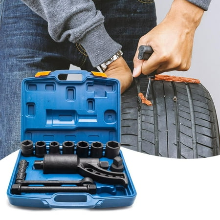 

Mojoyce Practical Heavy Duty Torque Multiplier Set Wrench Labor Saving 4ps Sockets