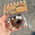 thumbnail image 1 of P3o Ultra-Soft TPR Food Toy Stress Relief Anti-Anxiety Fidget Toy A7q - Chocolate KT Donuts, 1 of 3