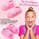 thumbnail image 5 of Pantuflas Barbie para Niñas de Peluche Rosa Talla 12.5 US, 5 of 6