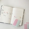 Clearance Syinda 2025 Calendar Colored Round Stickers, Dot Calendar