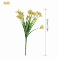 thumbnail image 4 of 5-8 Bundles Artificial Flower Plastic Fake Outdoor Plant Faux UV Resistant Decor, 4 of 5