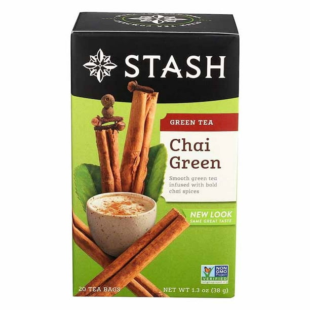 Stash Tea - Thé Vert Chai 20 Sachets de Thé, 38g