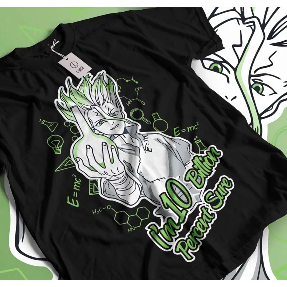 Senku Dr. Stone Ishigami Anime Manga Shirt Short-Sleeve Unisex T-Shirt Soft 141 | eBay