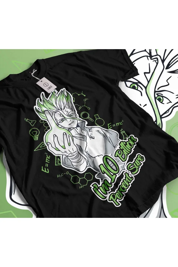 Reprint Rare Senku Dr. Stone Ishigami Anime Manga Shirt Short-Sleeve Unisex T-Shirt Soft 141