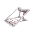 thumbnail image 2 of MERIGLARE Laptop Stand Foldable 6 Height Adjustable Laptop Riser for Work Desk Desktop Rose gold, 2 of 9