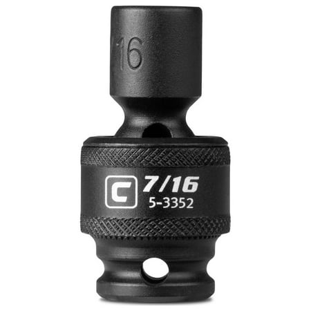 UPC: 0886352533522 | Capri Tools 7/16-Inch Universal Impact Socket 3/8-Inch Drive 6-Point SAE