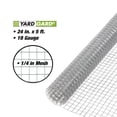 thumbnail image 2 of YardGard 2' x 5' 1/4" Square Mesh Wire Hardware Cloth Poultry Fence, 2 of 6