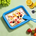 thumbnail image 3 of Ice Cream Roll Maker Rolled Ice Cream Machine Sweet Spot Pan Instant Cold Plate Ideal for Making Rolled Ice Cream Soft Serve Slushies Frozen Yogurt Sorbet and Gelato Summer Blue, 3 of 5