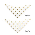 thumbnail image 3 of Naloa Gold Rabbit Dog Bandana Large and Small-Dog Scarf Bib Handkerchief Accessories for Dogs and Cats(S-L)-Large, 3 of 5