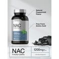 thumbnail image 3 of Horbäach NAC N-Acetyl Cysteine Supplement 1200mg | 250 Capsules | with Natural Peppermint | Non-GMO, Gluten Free, 3 of 5