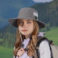 thumbnail image 2 of OIUUAK Outdoor Gardening Hat for Women, Ponytail Sun Hat UPF 50+ Wide Brim Breathable Lightweight Beach Bucket Cap Summer Hiking Hat, 2 of 9