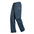 thumbnail image 4 of HOMADLES Men's Quick Dry Sweatpants Elastic Waist Drawstring Straight Leg Casual Pants Lightweight Breathable Sports Pants Dark Gray Size XL, 4 of 5