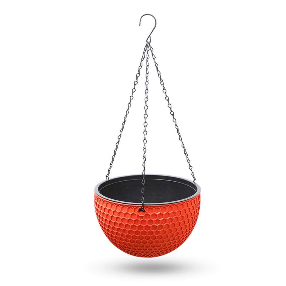 rattan weaving hanging plastic flower pot Europeanstyle