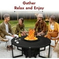 thumbnail image 7 of 21.6 Inch Smokeless Firepit with Round Table Top - Efficient and Safe Bonfire Fire Pit - Perfect Smokeless Fire Pits for Outside Gatherings with Family and Friends, 7 of 7