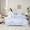 Blue, variant on Homewish Kawaii Pink Bowknot Girl 7-Piece Twin Bedding Sets,Flying Butterflies Bedding Comforter Set,Spring Garden Flowers Breathable Sheet Sets,Luxury Bedroom Decor,Reversible