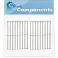 thumbnail image 1 of 2-Pack BBQ Grill Cooking Grates Replacement Parts for Weber GENESIS SILVER A NG SWE MICA W/HANDLE (2002-2003) - Compatible Barbeque Stainless Steel Grid 15", 1 of 4
