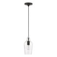 thumbnail image 5 of Livex Lighting, 41240-04, Avery, Mini Pendant, Black with Brushed Nickel Accent, 5 of 10