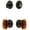 Timeless Bronze, variant on Grandeur 828800 Circulaire Solid Brass Single Cylinder Keyed Entry Knobset And Deadbolt