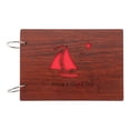 thumbnail image 1 of DIY Scrapbook Album Wooden Rustic Style Photo Album DIY Blank Picture Album, 1 of 8