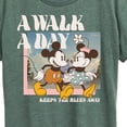 thumbnail image 3 of Disney Standard - A Walk A Day - Women's Short Sleeve Graphic T-Shirt, 3 of 6