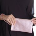 thumbnail image 5 of Humble Chic Vegan Leather Crossbody Wristlet Bag or Small Purse Clutch, Includes Adjustable Shoulder and Wrist Straps, Rose Gold, 5 of 8