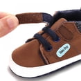 thumbnail image 4 of Infant Girls Boys Sneakers Anti-Slip Toddler First Walkers Slip On Newborn Crib Shoes, 4 of 9