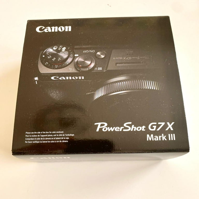 Canon PowerShot G7 X Mark III Digital Camera - Black, Flip Canon PowerShot G7 X Mark III Digital Camera - Black, Flip