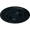 thumbnail image 3 of 33 7/8"OD x 1 3/8"P Dauphine Ceiling Medallion (Fits Canopies up to 13 1/4"), Hand-Painted Night Shade, 3 of 6