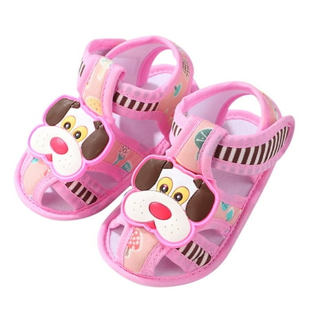 

zuwimk Toddler Sandals Girl Baby Girls Sandals Summer Shoes Lightweight Non-Slip Rubber Sole Newborn Infant First Walkers Pink