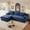 Dark Blue, variant on 96" Sectional Couches for Living Room Cloud Couch Sofa with L-Shape Upholstered Boneless Couchs Modern Modular Sectional Couch with Chaise