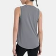 thumbnail image 6 of Ruyang Women Sleeveless Yoga Tops Workout Cool T-Shirt Running Short Tank Crop Tops Outdoor Athletic Workout Tee Tops, 6 of 8