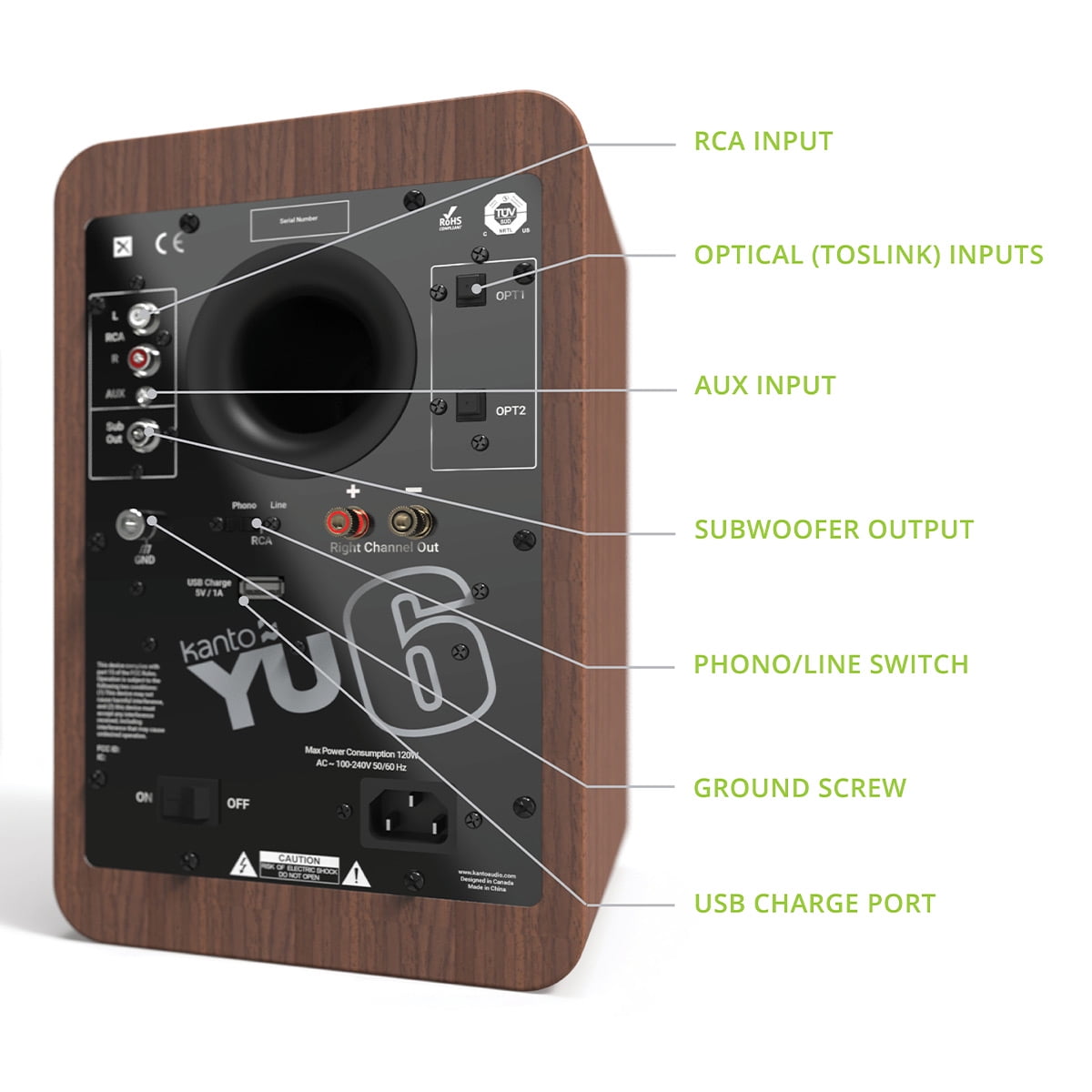 Free Shipping! Kanto YU6 Powered Bookshelf Speakers with Free Shipping! Kanto YU6 Powered Bookshelf Speakers with
