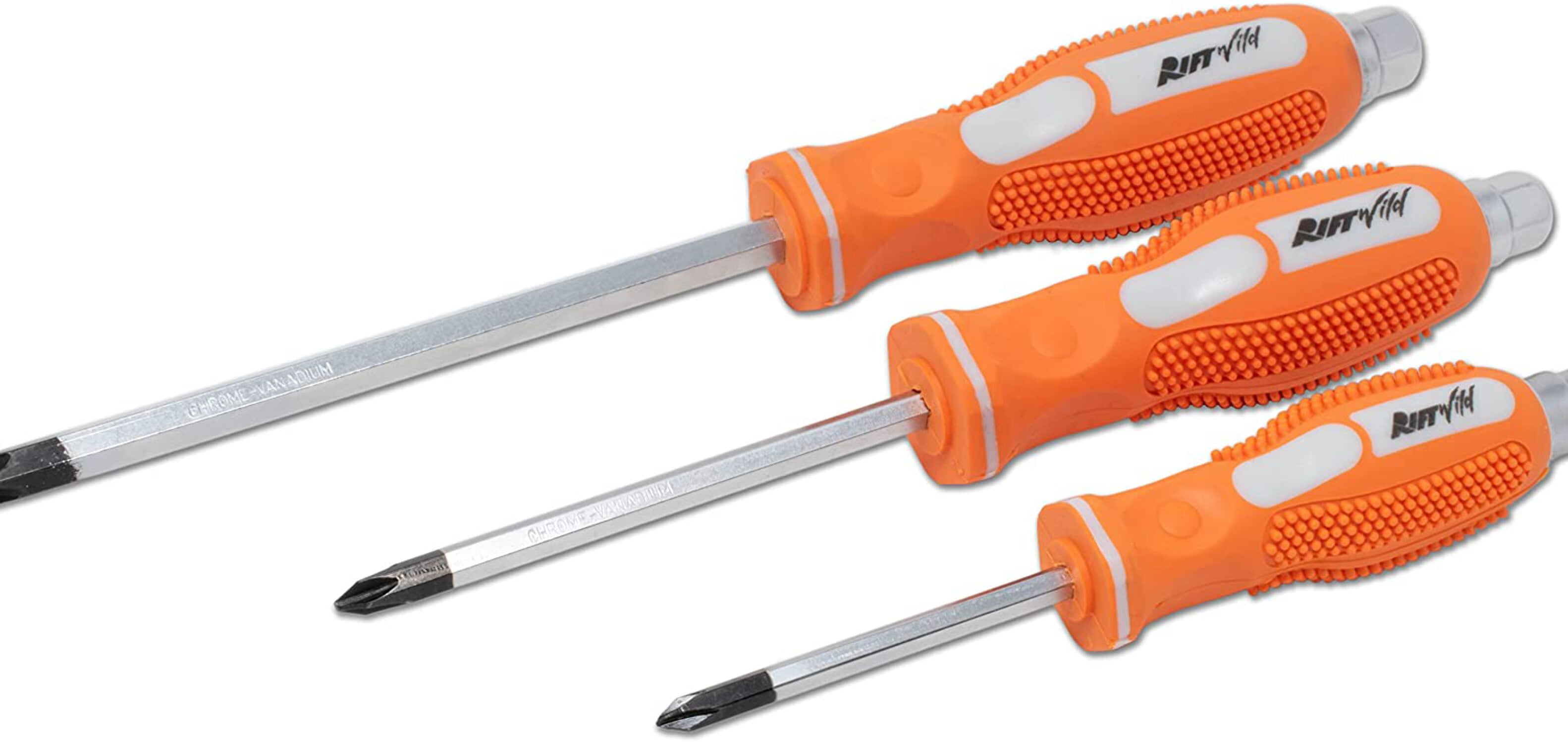 JIS (Japanese Industrial Standard) 7-Piece JIS Driver Set Includes (3) JIS Screwdrivers (#1, 2, 3) and (4) JIS 1/4" Impact Bits (#2, 3, Short & Long) 0059-005/006