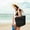 Black, variant on Travel Large Capacity Beach Tote Bag for Outdoor Activities with Sand-Filtering Mesh Interior and Foldable Design for Easy Transport and All-Season Use