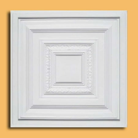 Antyx White Pvc Ceiling Tiles For Drop In Grid System 10 Pack