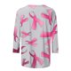 thumbnail image 4 of Camisetas Casuales de las Mujeres Impresas 3/4 Manga Blusa Cuello Redondo Estante de Imitación, Moda Casual Top para las Mujeres, 4 of 5