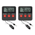 thumbnail image 1 of 2 Sets of Reptile Box Digital Hygrometer Terrarium Electronic Thermometer for Indoor, 1 of 9