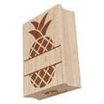 thumbnail image 1 of Pineapple Silhouette Split Frame Name Monogram Rectangle Rubber Stamp Stamping Scrapbooking Crafting - Large 2.5in, 1 of 7