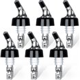 thumbnail image 1 of Automatic Measured Bottle Pourer - Quick Shot Spirit Measure Pourer Drinks Wine Cocktail Dispenser Home Bar Tools (6 Pack), 1 of 6